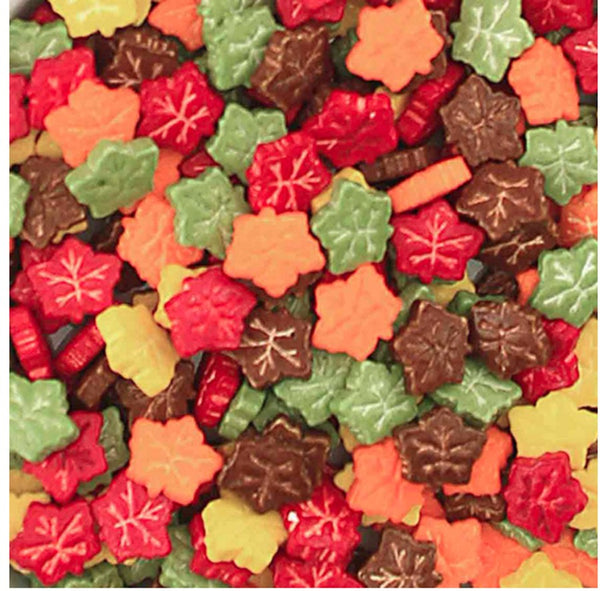 Assorted Shaped Halloween and Fall Sprinkles 2oz