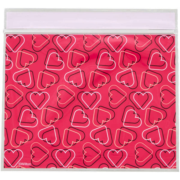 Scattered Heart Resealable Bag