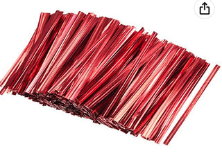 Buy red 4in Twist Ties 25ct Packs Assorted Colors