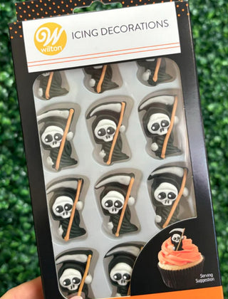 Grim Reaper Royal Icing Decor
