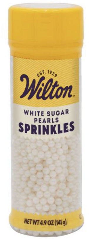 Buy white-pearl-4-9oz-4mm Sugar Pearls Assorted Colors