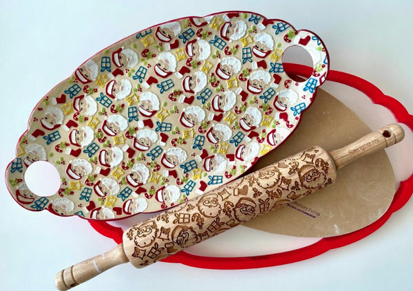 Decorative Embossed Rolling Pins