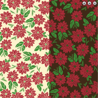 Pretty Poinsettia Transfer Sheet
