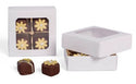Square Boxes, Assorted Sizes. 10 Count Packs.