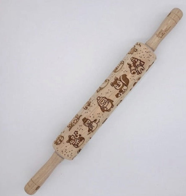 Decorative Embossed Rolling Pins