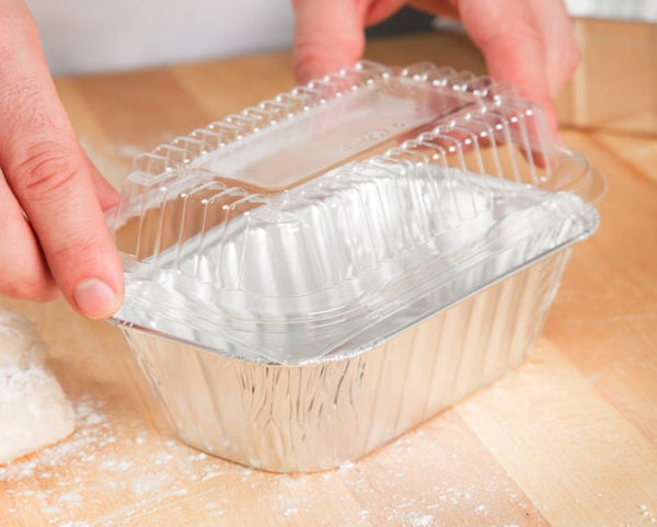 Mini Foil Loaf Pan with Lid  10 count pack