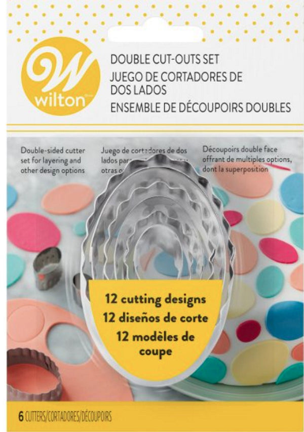 Wilton Nesting Shaped Cutters for Fondant, Gum paste and Dough.