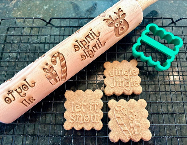 Decorative Embossed Rolling Pins