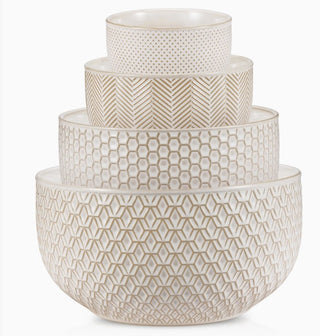 Ceramic Nesting Bowls Set of 4