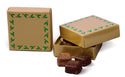 Square Boxes, Assorted Sizes. 10 Count Packs.