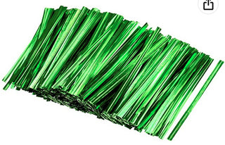 Buy green 4in Twist Ties 25ct Packs Assorted Colors